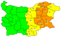 Обявен е оранжев код за дъжд и гръмотевици в седем области