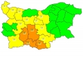 Четири области с оранжев код, десет с жълт за утре, 8 март