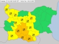 На 8-ми март четири области с оранжев и десет с жълт код за сняг