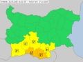 За 27 март е обявен оранжев код за дъжд в две области – Смолян и Кърджали